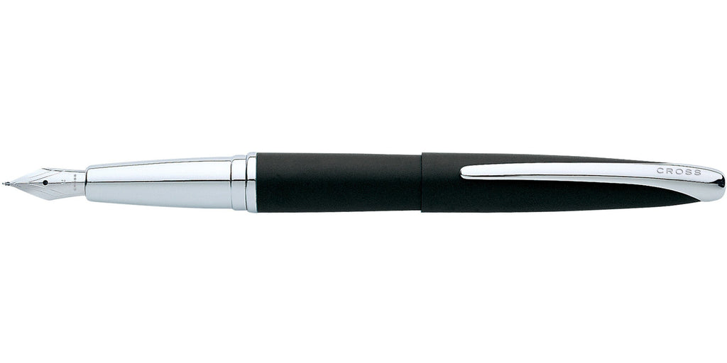 ATX® Basalt Black Stainless Steel Medium Nib Fountain Pen